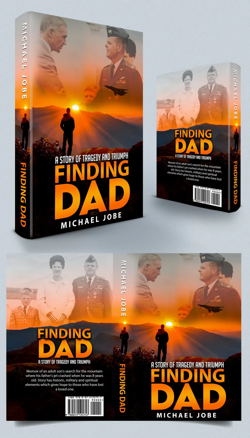 Finding Dad book cover design