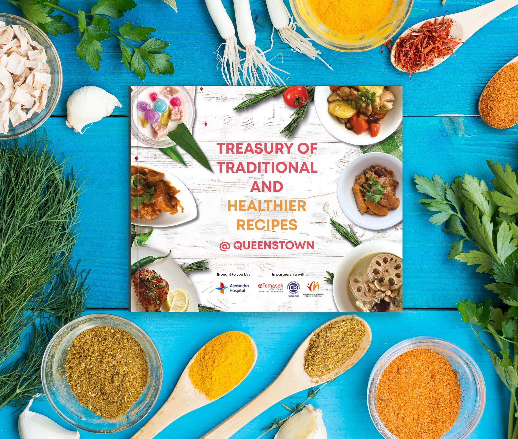 Alexandra Hospital Singapore recipe book cover